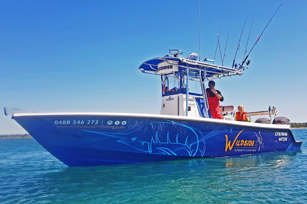 Wildside Sportfishing runs a state of the art Contender 25 Tournament vessel perfect for fishing South West Rocks